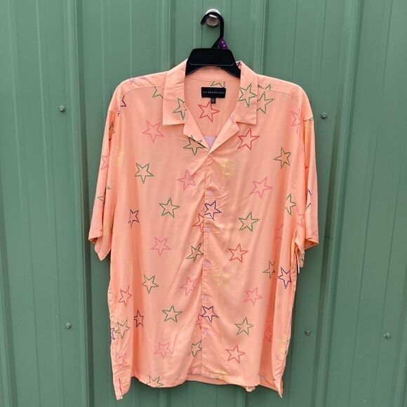Men’s Button Front Lightweight Resort Shirt Size 2XL - Picture 2 of 4